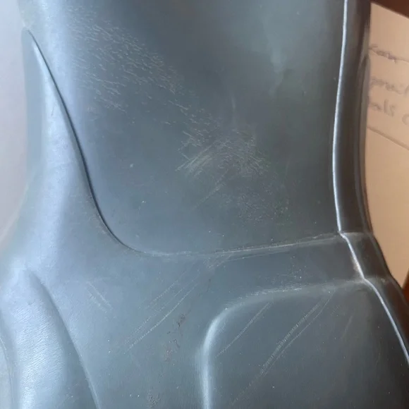 Women's Hunter Green Rain Boots Size 6 fall waterproof farmhouse western - Picture 7 of 8